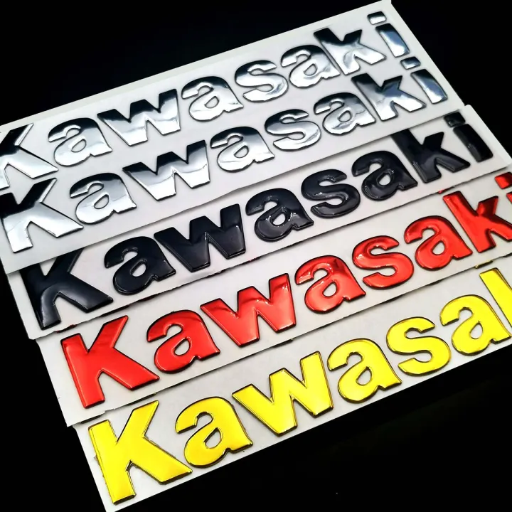 Kawasaki Sticker Motorcycle 3D Resin Gel Badge logo Sticker Lazada PH