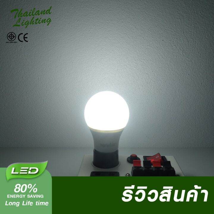 โปรโมชั่น-ชุด-5-หลอด-หลอดไฟ-led-9w-ขั้วเกลียว-e27-แสงสีขาว-daylight-6500k-led-ราคาถูก-หลอด-ไฟ-หลอดไฟตกแต่ง-หลอดไฟบ้าน-หลอดไฟพลังแดด