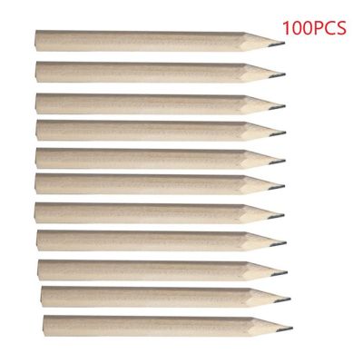 100Pcs 3.5Inch Wood Pencil, Beginner Writing Pencil,Students Sketch Pencil Stationery,Hexangular
