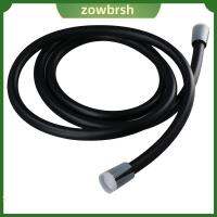 ZOWBRSH อบแล็กเกอร์สีดำด้าน สายเปลี่ยนหัวฝักบัว 2เมตรค่ะ NO Kink สายฝักบัว PVC ป้องกันการระเบิด หมุนฟรี360องศา ท่ออ่างอาบน้ำ ฝักบัวอาบน้ำฝักบัว