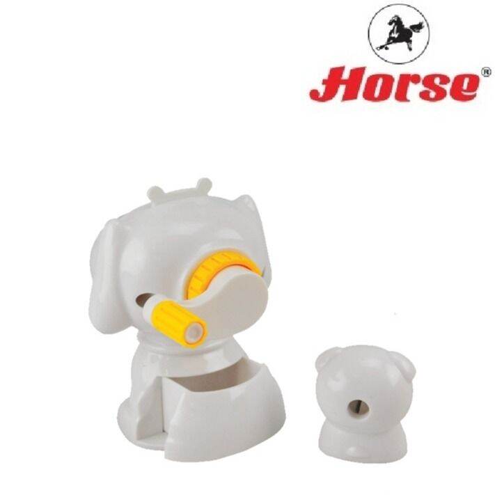 horse-ตราม้า-เครื่องเหลาดินสอ-ทรงรูปสุนัข-2-in-1-h-221-จำนวน1-เครื่อง