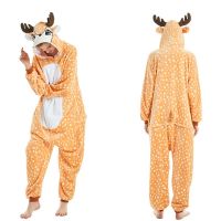 Animals Deer Fox Unicorn Costume Adults Girls kids Cartoon Onesies Women Anime Pajamas