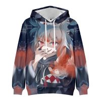 HOLOLIVE VTuber gawr gura-Sudadera con capucha 3D para hombre y mujer, ropa informal, novedad de 2022