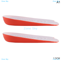 Zone Sky แผ่นรองรองเท้าเมมโมรี่โฟมนุ่มสำหรับผู้ชายและผู้หญิงพื้นในรองเท้าเพิ่มความสูง