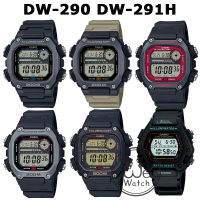 CASIO ของแท้ รุ่น DW-290 DW-291H นาฬิกา DIGITAL สายเรซิ่น พร้อมกล่องและรับประกัน 1ปี DW290 DW291 DW-290 DW-291