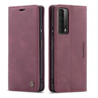 เคสโทรศัพท์สำหรับ Huawei Y7A / P สมาร์ท2021พลิกช่องการ์ดแม่เหล็กกระเป๋าสตางค์หนังเคสโทรศัพท์