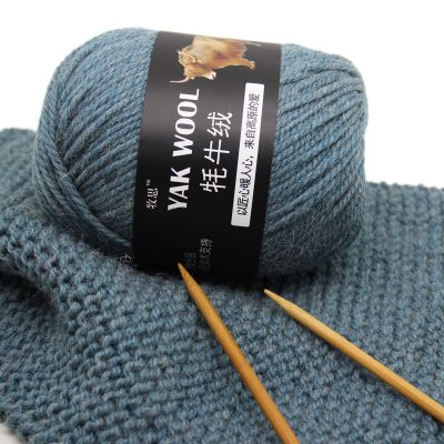 【CW】⊙✸™  100G Soft Thick Yak Cashmere Wool Yarn for Knitting Crochet Sweater Scarf Thread Knitted