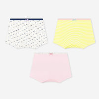 กางเกงในขาสั้นเด็ก Unifriend Thailand รุ่น 22ss/Drawers Girls 3 Pack - Pretty