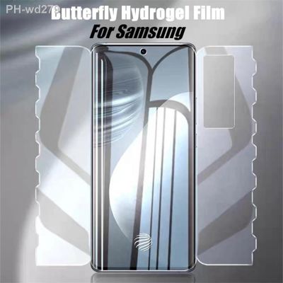 hot【DT】 Cover Hydrogel Film S22 Ultra S21 S20 Note 20 Curved Soft Protector