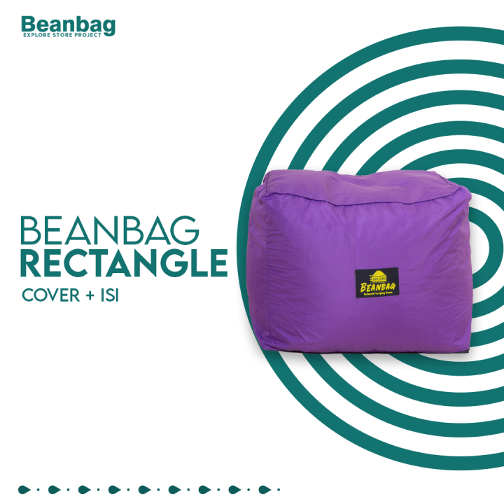 EXPLORE STORE PROJECT BEAN BAG RECTANGLE BEAN BAG TINGGAL PAKAI