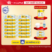 HỎA TỐC 2H Combo 12 khăn ướt Unifresh 80 miếng