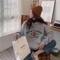 Hooded Sweatshirt Womens Korean Fashion Pullover Casual Hoodies Long Sleeve Streetwear Loose Oversized Aesthetic Fall 2022 Women