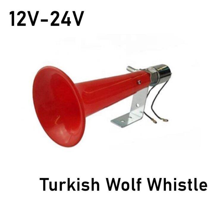 12v24v Loud Car Air Horn Car Sound Signal Motorcycle Alarm Air Singal Horn Universal Wolf
