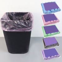 ♈ 5 Rolls 100Pcs Household Disposable Trash Pouch Kitchen Storage Garbage Bags Plastic Cleaning Waste Bag Kitchen Accessories