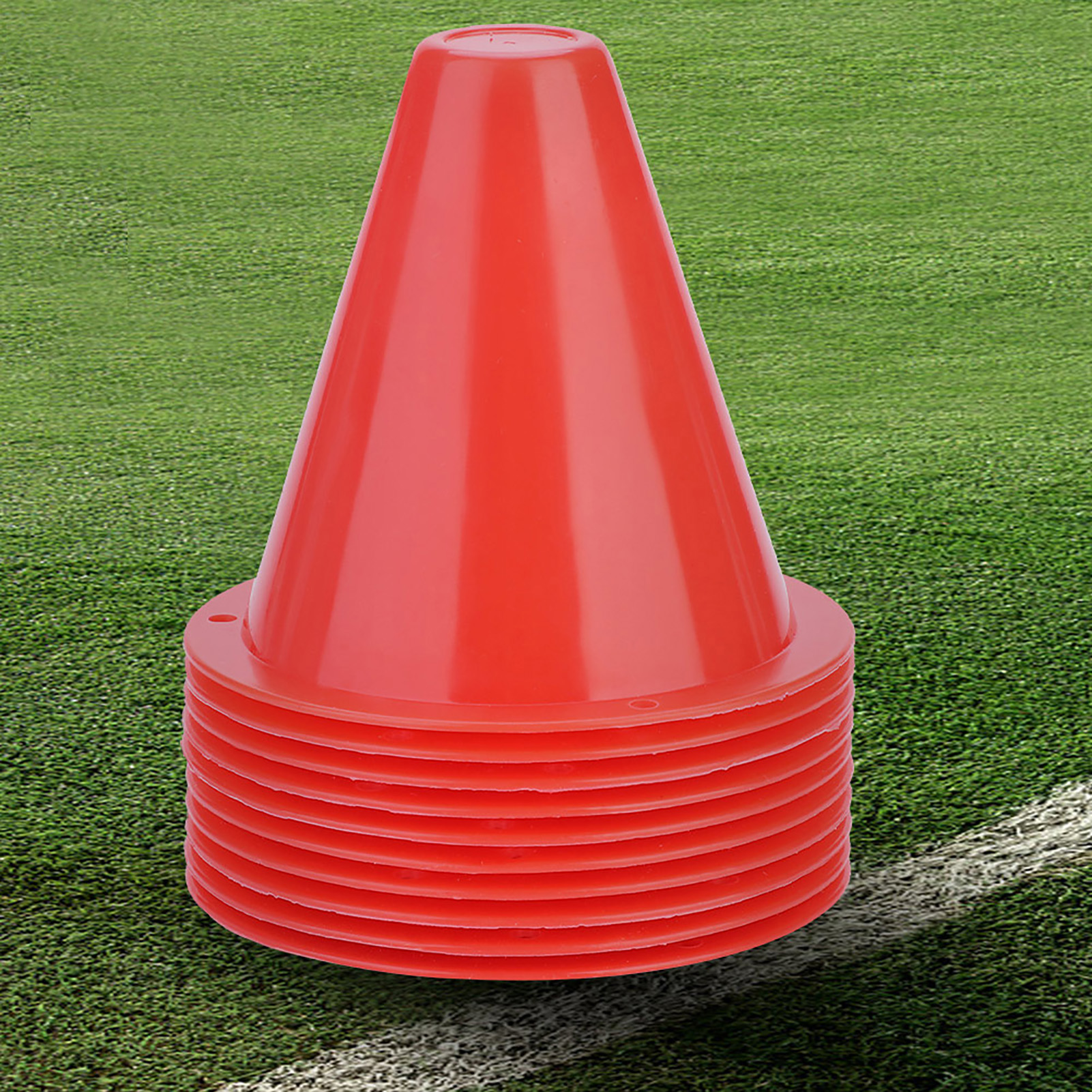 Soccer Training Cone 10 Pcs/Set 5 Colors Plastic Marker Football Barriers Training Cone Sports Accessory 