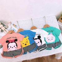 ✨Superseller✨ Children Girls Summer Quick-drying Sports Suit Cute Cartoon Tops Shorts 2-piece