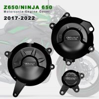 ฝาครอบเครื่องยนต์มอเตอร์ไซค์สำหรับรถแข่ง GB สำหรับ Kawasaki Z650 Z 650 NINJA 650 NINJA650 2017 2018 2019 2020 2021 2022อุปกรณ์เสริม