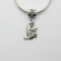 Wholesale Lots 12pcs Fit Pandora Charms Bracelet DIY Pendant Beads Dangle Bird Charm Pendants For Jewelry Making