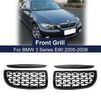 Car Front Kidney Replacement Grilles For BMW 3 Series E90 E91 320i 323i 328i 335i 2005 2006 2007 2008 Racing Grill Hood Eyelids