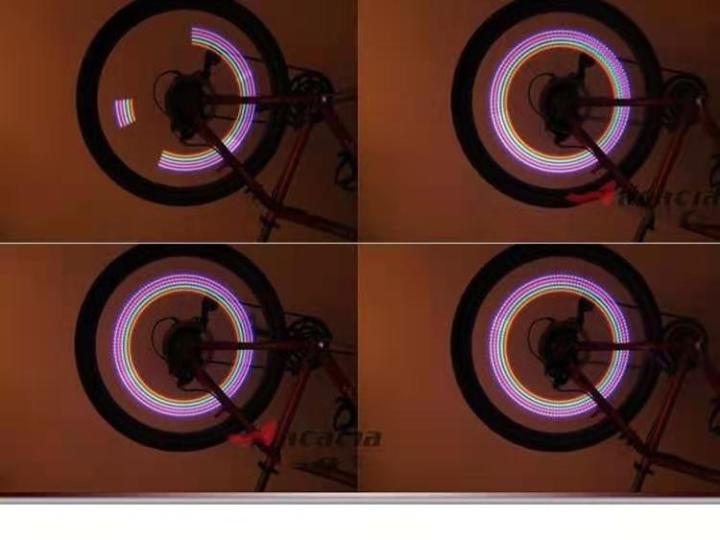 ไฟติดจักรยานไฟติดล้อจักรยาน-led-1คู่ไฟติดล้อจักรยานจักรยานของวาล์วยางล้อขี่จักรยานเย็นไฟจักรยาน-led