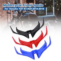 Motorcycle Front Fairing Aerodynamic Winglets Windshield Lower Cover Protection Guard For Yamaha YZF R3 R25 2014-2018 Motor Acc