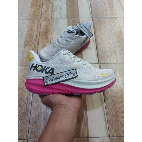 Hoka One One Clifton 9 Eggnog Blanc De Blanc Shoes Lazada PH