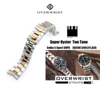 สายนาฬิการุ่น Strapcode Super Oyster (Super-O Boyer) Two Tone for Seiko 5 Sports SRPD, SKX007,009,011,A65