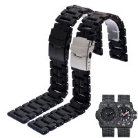 23mm Plastic Steel Fiber Watch Strap for Luminox Wrist Band 3050 3080 3150 8800 6402 Men Military Sport Bracelet Accessories