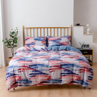 23pcs Graffiti Geometric Ink Wash Painting Conslation Heart Duvet Cover Pillowcase Queen King Size Bedding Sets No Bed Sheet