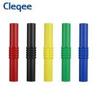 【CW】 Cleqee P7023 10pcs 4mm Banana Socket Female Extension Insulated Plug Coupler to