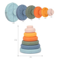Montessori Baby Toys 0 12 Month Educational Stacking Tower Soft Toy For Toddler Game For Babies Boy 1 Year Children Tumbler Gift