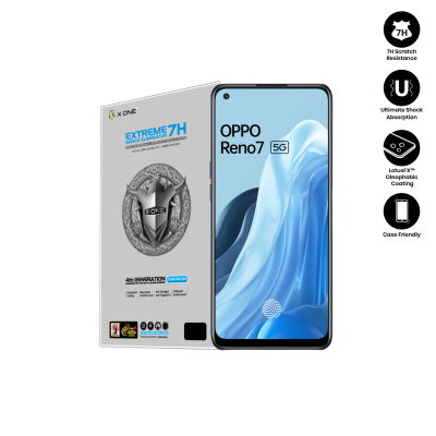 Oppo Reno 7 5G /Reno 7 Pro 5G X-One Extreme Shock Eliminator 7H 4th) Clear Screen Protector
