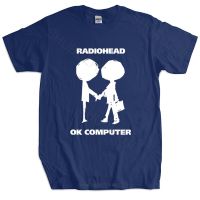 【New】ผู้ชาย T เสื้อฤดูร้อนผ้าฝ้าย Tshirt Radiohead โลโก้ OK คอมพิวเตอร์ OKNOTOK เพลง Rock BandBlack เสื้อยืดยูโรขนาด
