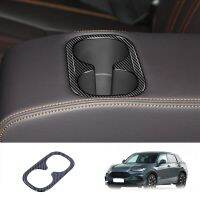 For 2022 2023 ZRV ZR-V -V US version Car Carbon Fiber Rear Back Seat Water Cup Holder Panel Trim Frame