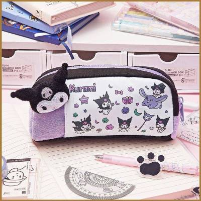 Sq3 Sanrio Kuromi กล่องดินสอ อเนกประสงค์ ลายการ์ตูนน่ารัก ความจุขนาดใหญ่ สําหรับนักเรียน