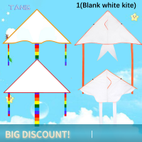 ?【Lowest price】TANG BLANK Kite เด็กศึกษาภาพวาดว่าวเด็กว่าวบินของเล่นกลางแจ้ง