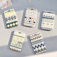 【CW】❀  Pattern Card Cover Men Badge Keyring Wallet Student School Access Bus Credit Id Holder