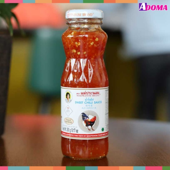Sốt ớt chua ngọt thái lan mae pranom 980g adoma dùng để chấm đồ nướng - ảnh sản phẩm 7