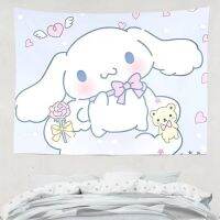 พรมการ์ตูน Kawaii Sanrio น่ารัก Cinnamoroll ตกแต่งห้อง Hiasan Kamar Y2K ของขวัญเด็กสร้างสรรค์