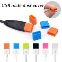 10Pcs USB Male Dust Plug Silicone Stopper Cap for Charging Extension Transfer Data Line Cable USB Protector Anti-Dust Cover