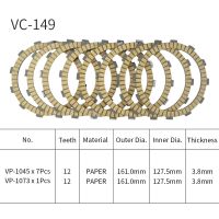 แผ่นคลัทช์สำหรับฮอนด้า CB750ซุปเปอร์สปอร์ต1982 1983 CB 750 CB750F CB1000 CB 1000ชุดคลัทช์8ชิ้นชุดกระดาษ