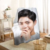 New Park Bo Gum Throw Blanket KPOP Personalized Blankets On For The Sofa/Bed/Car Portable 3D Blanket For Kid Home Textile 1201