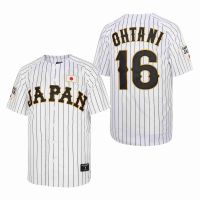 BG baseball Jerseys Japan 16 OHTANI Jersey Sewing Embroidery Outdoor Sportswear Hip-hop White Stripe 2023 New Summer Big size