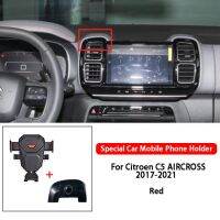 ที่จับโทรศัพท์มือถือรถสำหรับ Citroen C5 Aircross C5x 2017-2022ตัวยึดระบบนำทางช่องลมในรถอุปกรณ์หมุนได้360องศา