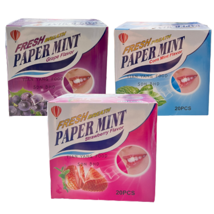 Hepin Fresh Paper Mint Candy 20pcs