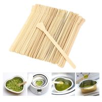 ZZOOI 100 Pcs Wax Sticks Eyebrow Wax Wooden Remover Waxing Sticks Kit Beauty Tools Tools Package for Female Adults Women