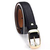 Women Belt Leather Waistband New Men Leopard Buckle Waist Retro Elastic Stretchy