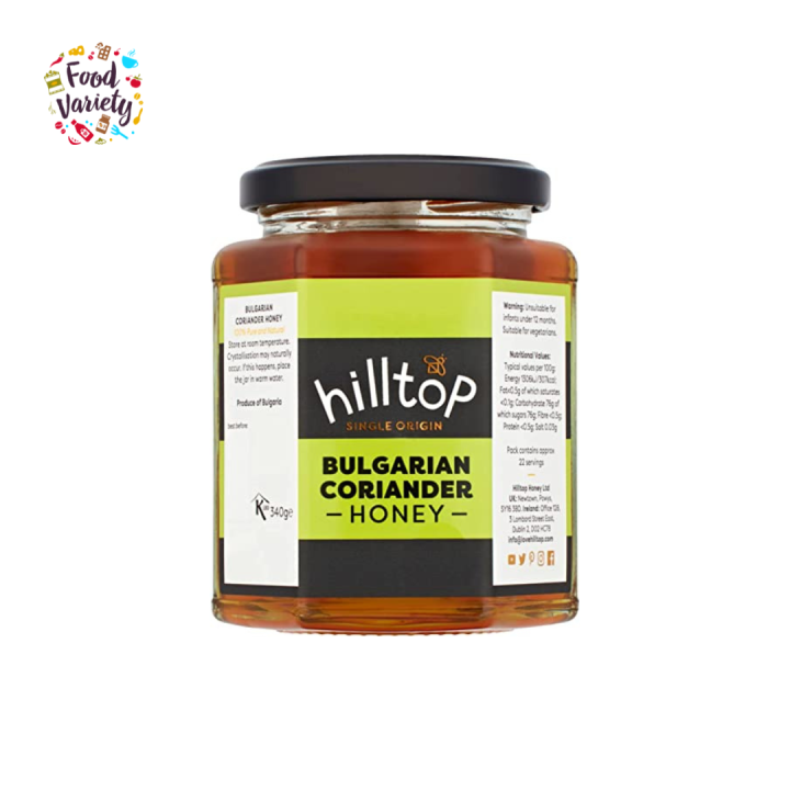 Hilltop Bulgarian Coriander Honey 340g ฮิลท็อป บัลแกเรีย ผักชี น้ำผึ้ง 340 กรัม Lazada.co.th