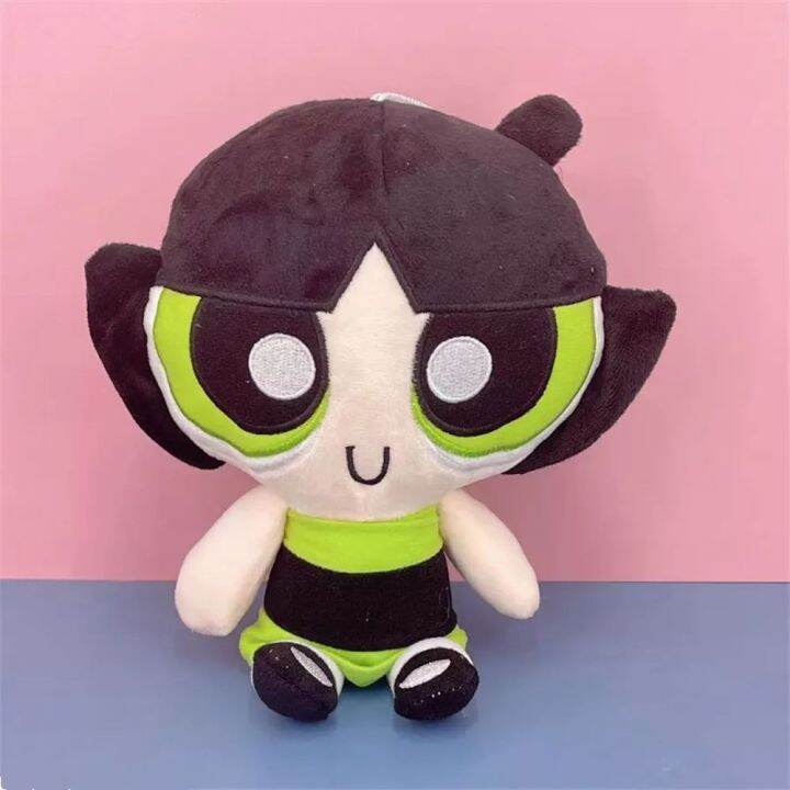 angchi-girls-toys-20cm-buttercup-cartoon-the-powerpuff-blossom-anime-plush-figure-the-powerpuff-plush-dolls-plush-pillows-buttercup-stuffed-toys