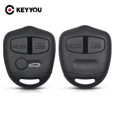 KEYYOU No Blade Car Remote Key Shell For Mitsubishi Lancer EX Evolution Grandis Outlander Triton Pajero ASX 2/3 Button Key Case